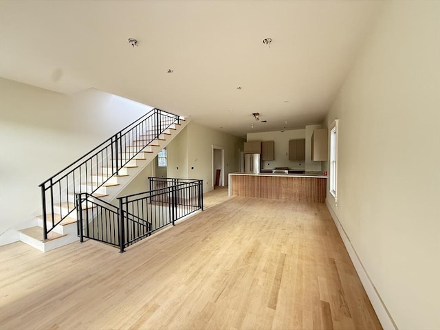 interior space featuring hardwood / wood-style floors