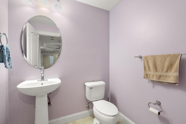 bathroom with toilet