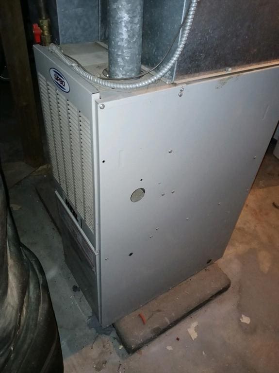 13 William St, Westfield, MA 01085 - basement view of heating unit