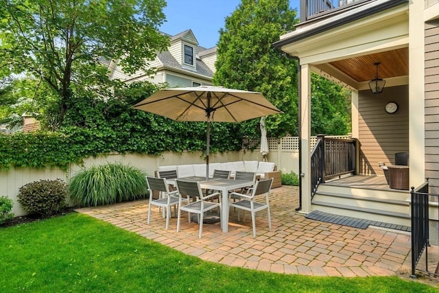 42 Coolidge St Unit 42, Brookline, MA 02446 - view of patio with outdoor dining area