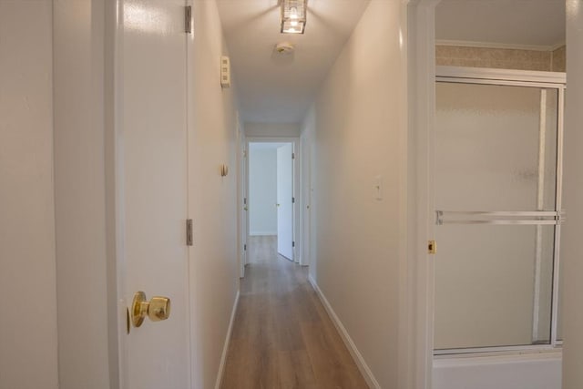 6 Marshall Rd, Beverly, MA 01915 - hall with wood finished floors and baseboards