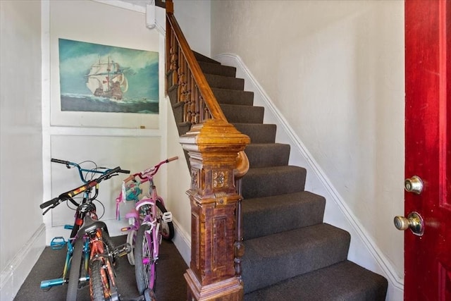 view of stairs