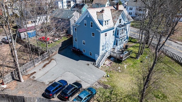 drone / aerial view