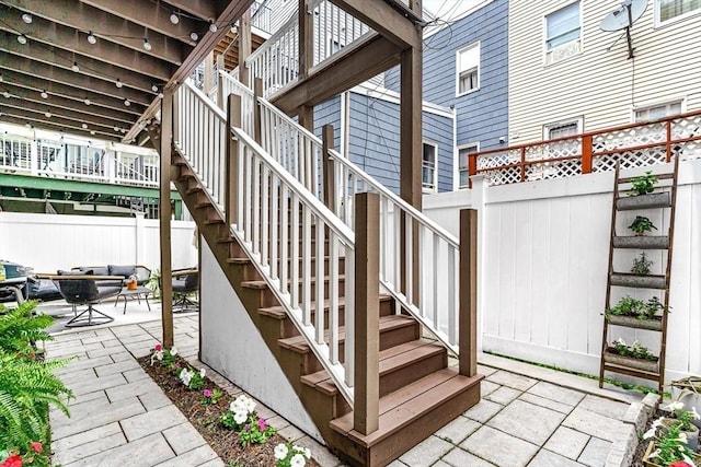 280 W 5th St Unit 101, Boston, MA 02127 - view of patio featuring stairs