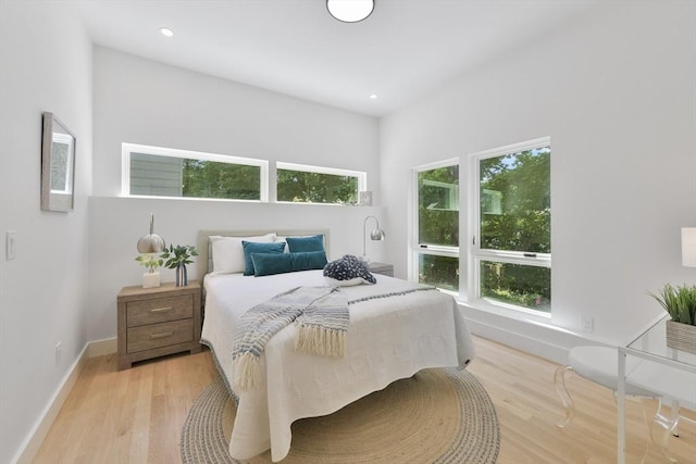 21 Eastman Rd Unit 0, Somerville, MA 02143 - bedroom with light wood finished floors and recessed lighting