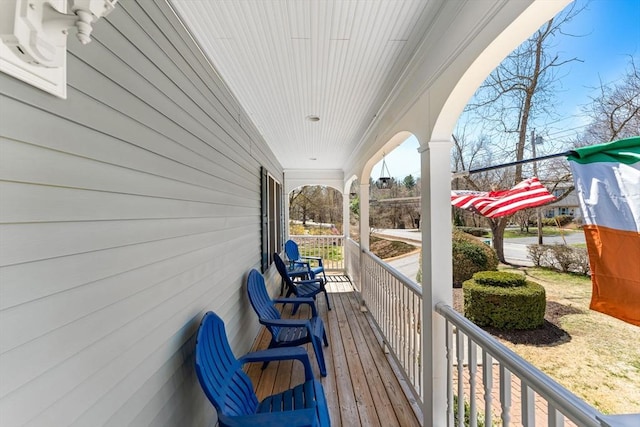 86 Whitney, Northborough, MA 01532 - wooden terrace featuring a porch