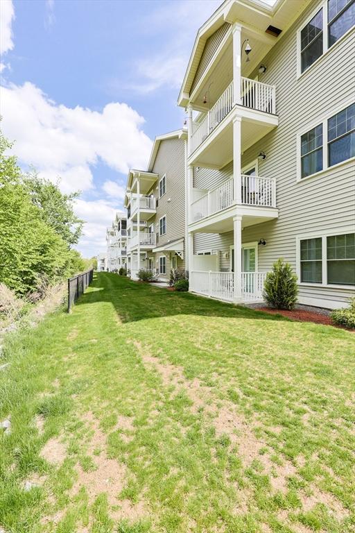 view of grassy yard