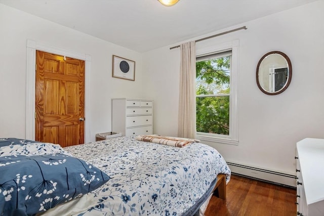 4 Marlou Unit 3, Boston, MA 02130 - bedroom with baseboard heating and dark wood finished floors