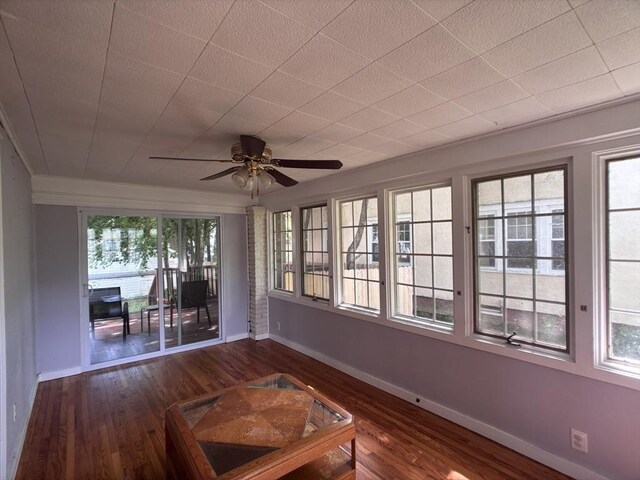 29 Neptune Ave, West Springfield, MA 01089 - sunroom / solarium featuring baseboards and wood finished floors