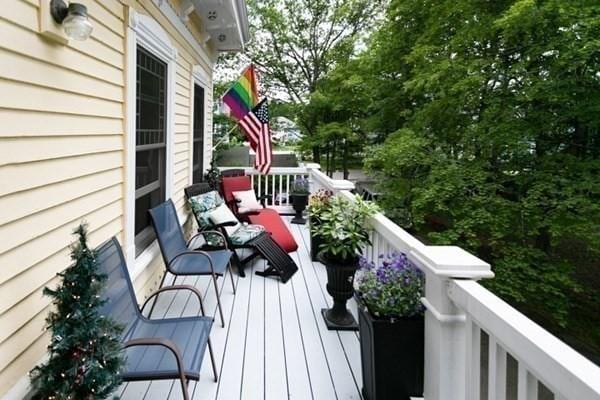 117 Church St Unit 4, North Attleboro, MA 02760 - view of wooden terrace
