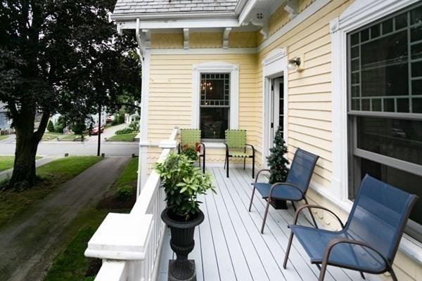 117 Church St Unit 4, North Attleboro, MA 02760 - wooden terrace featuring covered porch