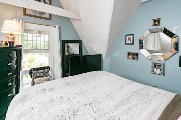 117 Church St Unit 4, North Attleboro, MA 02760 - bedroom with vaulted ceiling