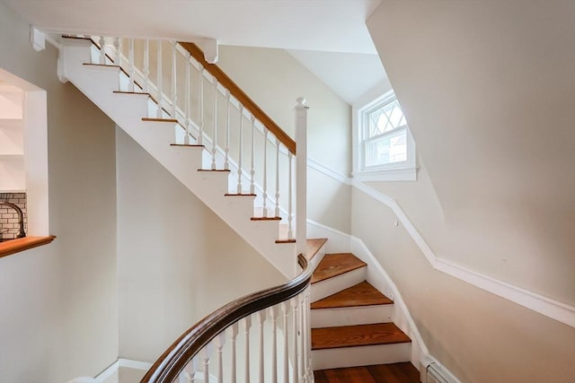 30 Crystal Cove Ave Unit 2, Winthrop, MA 02152 - staircase featuring wood finished floors