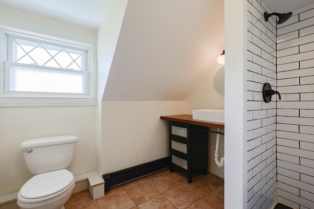30 Crystal Cove Ave Unit 2, Winthrop, MA 02152 - full bath featuring a stall shower, toilet, and tile patterned flooring