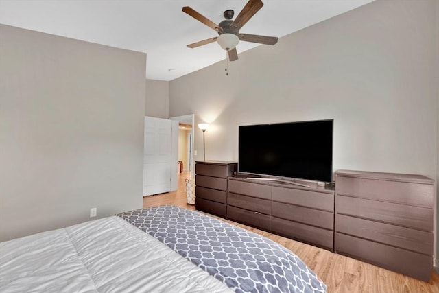 4063 Main St, Palmer, MA 01069 - bedroom with wood finished floors and a ceiling fan