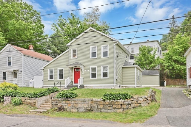 4063 Main St, Palmer, MA 01069 - traditional-style home featuring a front lawn