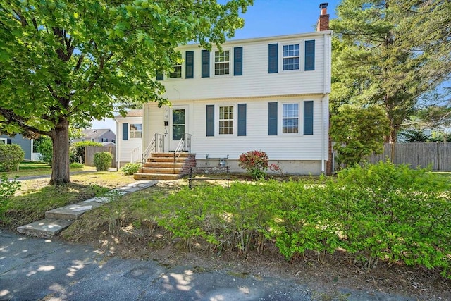 40 Mamie Rd, Weymouth, MA 02190 - colonial home with a chimney