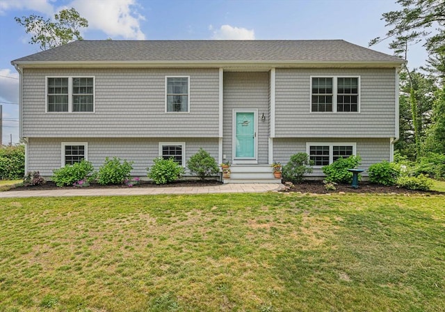 61 Hingham Ave, Marshfield, MA 02050 - bi-level home with entry steps and a front lawn