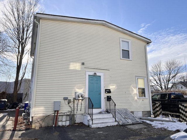 view of front of home