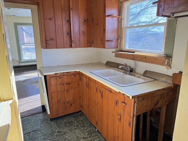 kitchen featuring sink