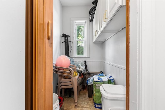 view of storage room