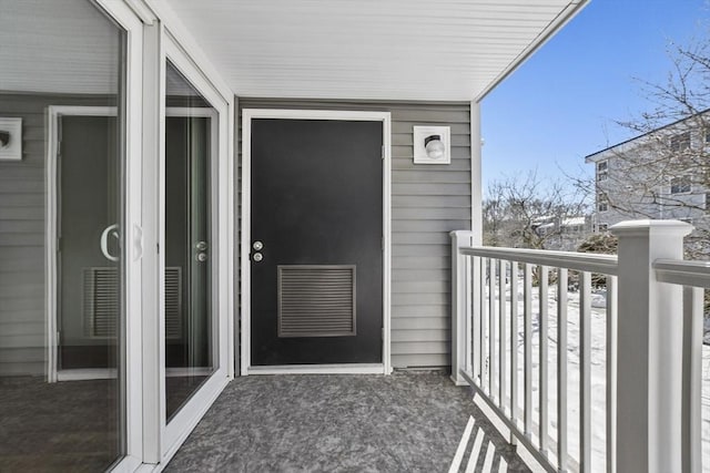 balcony with visible vents