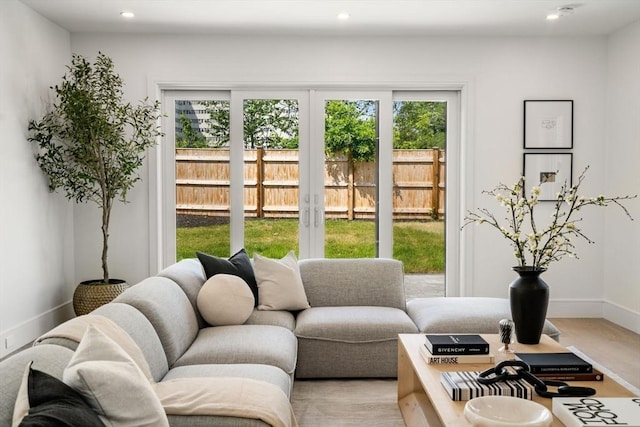 33 Evergreen St Unit 2, Boston, MA 02130 - living area with healthy amount of natural light and recessed lighting