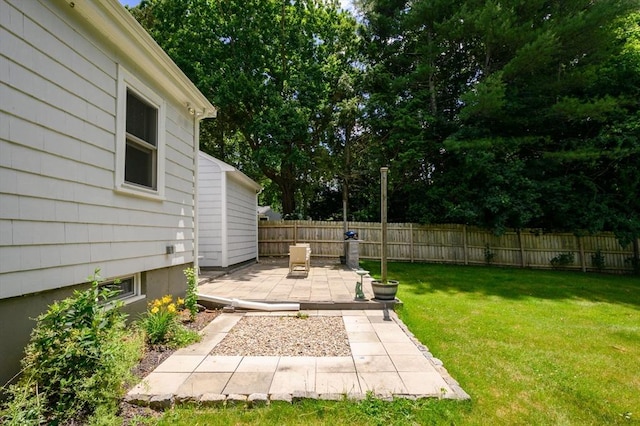 107 Washington St, Pembroke, MA 02359 - view of yard with a patio area
