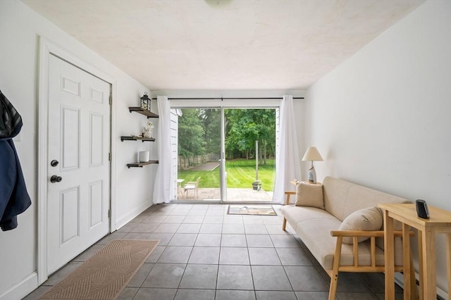 107 Washington St, Pembroke, MA 02359 - living area with tile patterned flooring
