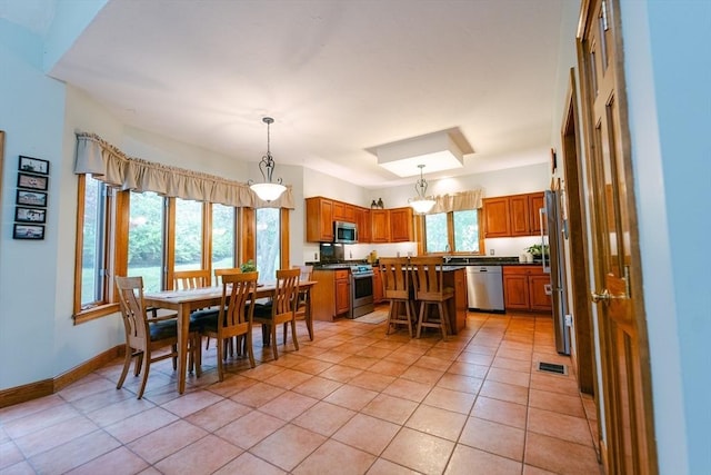 9 Buffalo Run, Southborough, MA 01772 - dining room with light tile patterned floors