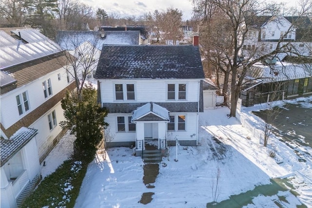 view of front of property