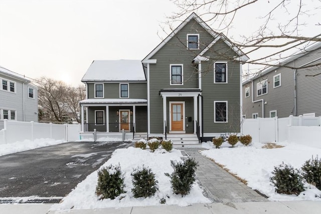 view of front of home