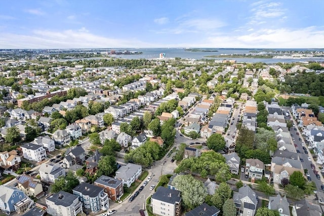 32 Saint Marks Rd Unit 1, Boston, MA 02124 - aerial view of property's location featuring a nearby body of water and nearby suburban area
