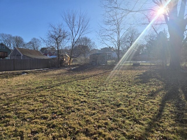 9 Akron Ln, Taunton, MA 02780 - view of yard featuring fence