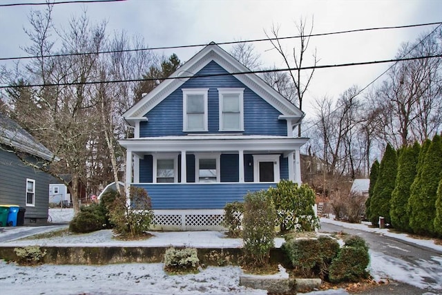 view of front of home