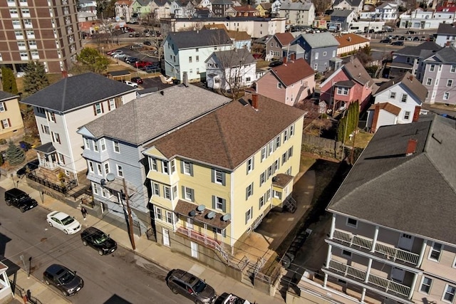 bird's eye view featuring a residential view