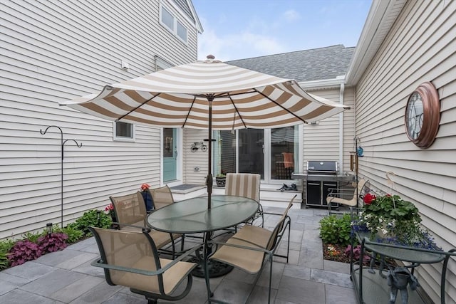 51 Tinkers Blf Unit 51, Plymouth, MA 02360 - view of patio / terrace with outdoor dining space and grilling area