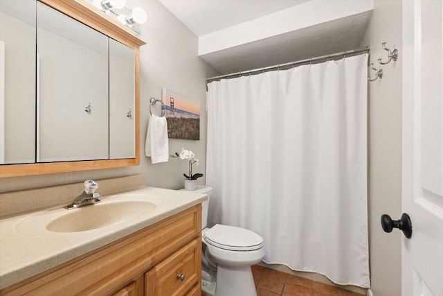 2 Englewood Dr Unit F-6, Harwich, MA 02645 - bathroom with vanity, tile patterned flooring, and curtained shower
