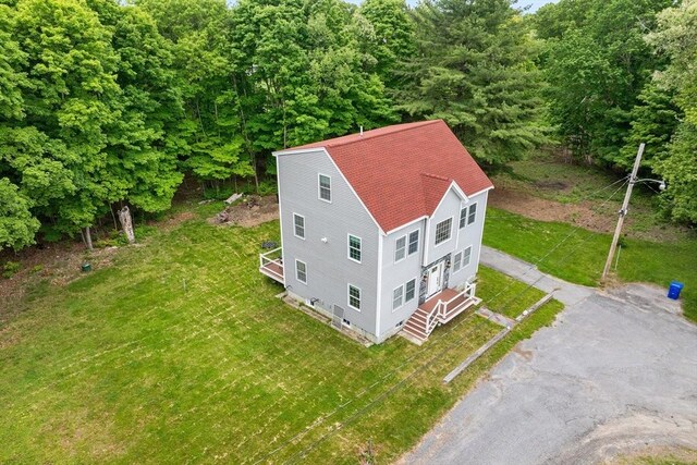 24 Clark St, Taunton, MA 02780 - view from above of property