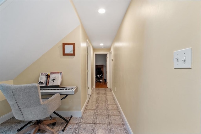 22 Tenney St, Georgetown, MA 01388 - hall featuring baseboards and recessed lighting