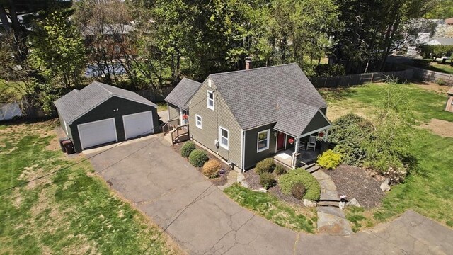 drone / aerial view