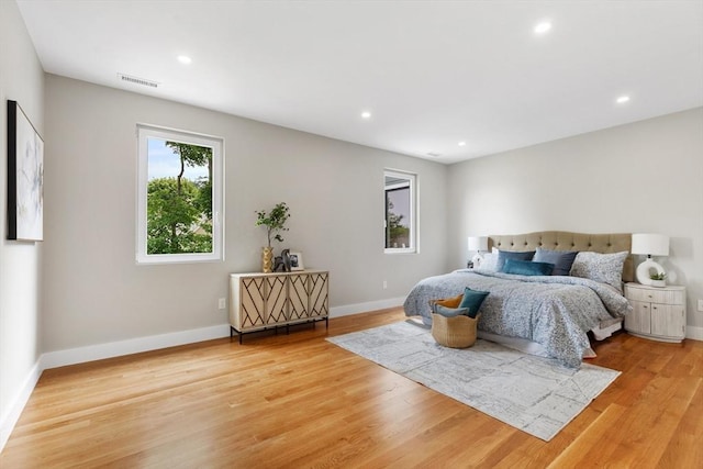 66 Upham St, Newton, MA 02465 - bedroom featuring light wood-type flooring, baseboards, and recessed lighting