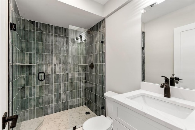 66 Upham St, Newton, MA 02465 - full bath featuring toilet, vanity, and a shower stall