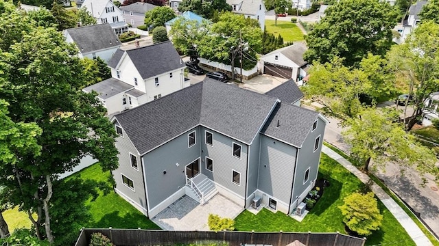 66 Upham St, Newton, MA 02465 - aerial perspective of suburban area
