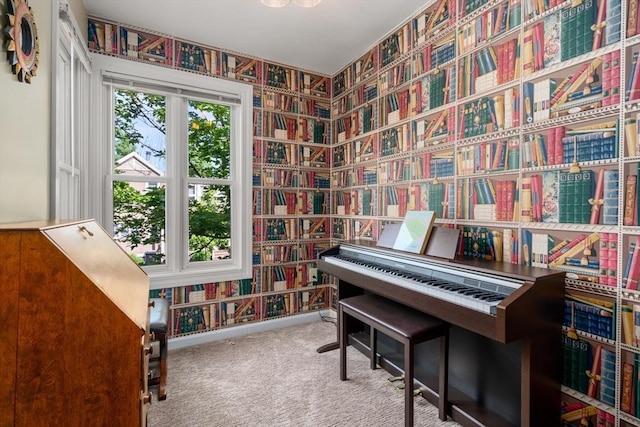 17 Angela Ln Unit 17, Watertown, MA 02472 - living area with wallpapered walls and carpet
