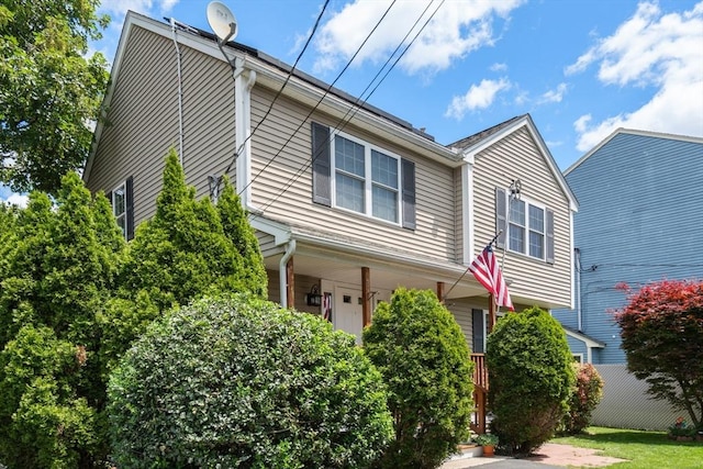 55 W 3rd St Unit 3, Lowell, MA 01850 - view of front of home featuring a porch