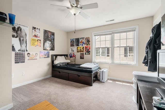 55 W 3rd St Unit 3, Lowell, MA 01850 - carpeted bedroom featuring baseboards and a ceiling fan