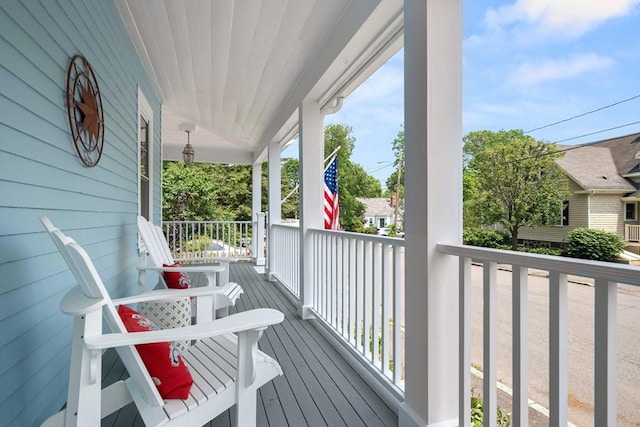 37 Devereux St, Marblehead, MA 01945 - view of wooden porch