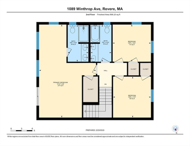 1091 Winthrop Ave, Revere, MA 02151 - view of floor plan / room layout