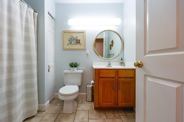 211 Central St Unit A305, Norwood, MA 02062 - full bath with vanity, tile patterned flooring, and a shower with shower curtain